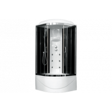 Душевая кабина Royal Bath BK RB 100BK3-BT-CH (черное/прозрачное)